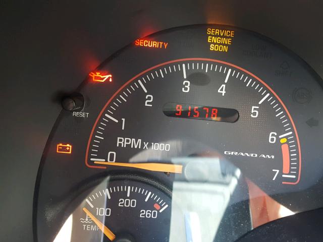 1G2NF52E53M611704 - 2003 PONTIAC GRAND AM S RED photo 8
