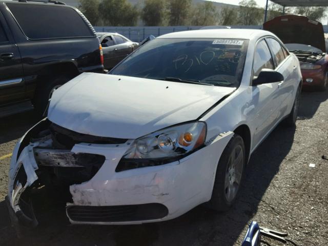 1G2ZG58B574188687 - 2007 PONTIAC G6 BASE WHITE photo 2