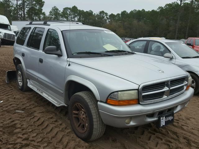 1B4HS48N72F184676 - 2002 DODGE DURANGO SL SILVER photo 1