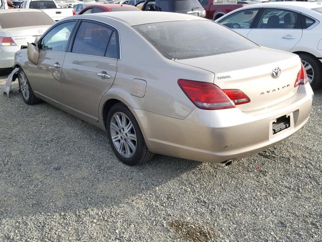 4T1BK36B68U270072 - 2008 TOYOTA AVALON GOLD photo 3