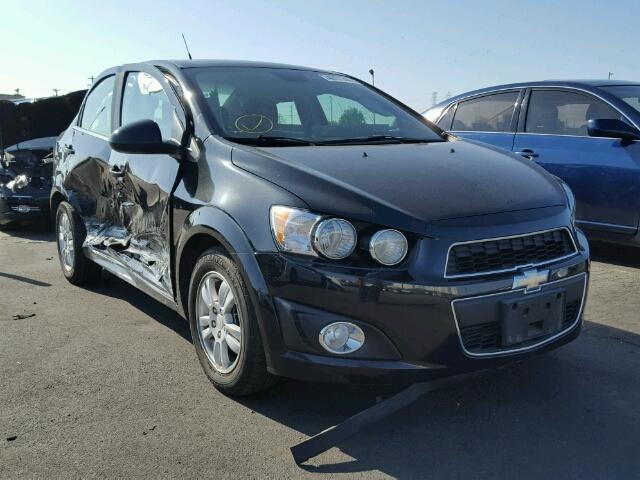 1G1JC5SB8D4225801 - 2013 CHEVROLET SONIC LT BLACK photo 1