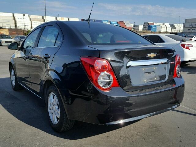 1G1JC5SB8D4225801 - 2013 CHEVROLET SONIC LT BLACK photo 3