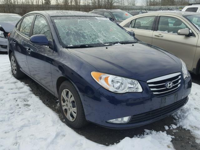 KMHDU4AD6AU991869 - 2010 HYUNDAI ELANTRA BL BLUE photo 1