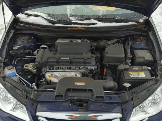 KMHDU4AD6AU991869 - 2010 HYUNDAI ELANTRA BL BLUE photo 7