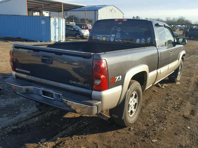 2GCEK19T131266963 - 2003 CHEVROLET SILVERADO BLACK photo 4