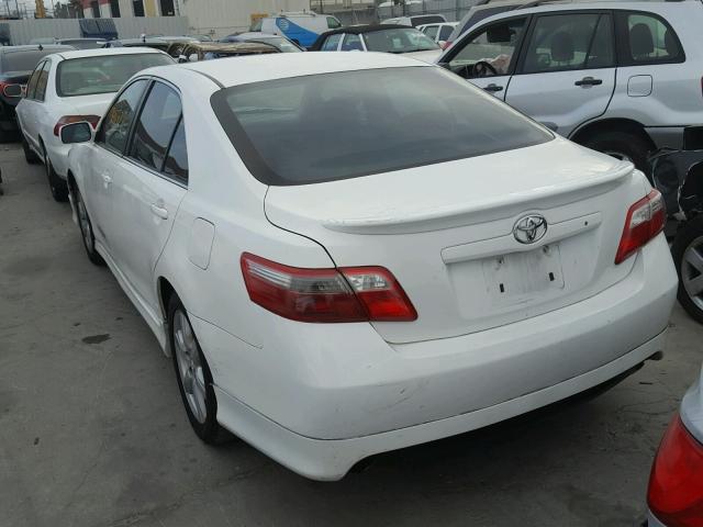 4T1BK46K27U532187 - 2007 TOYOTA CAMRY NEW WHITE photo 3