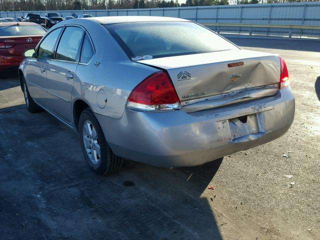 2G1WT58K269147156 - 2006 CHEVROLET IMPALA LT SILVER photo 3