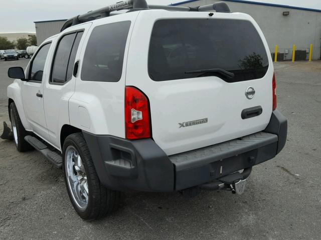 5N1AN08U87C539791 - 2007 NISSAN XTERRA OFF WHITE photo 3