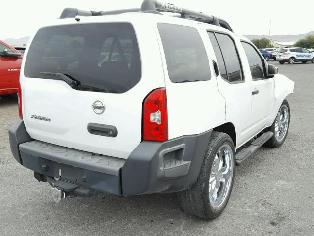 5N1AN08U87C539791 - 2007 NISSAN XTERRA OFF WHITE photo 4