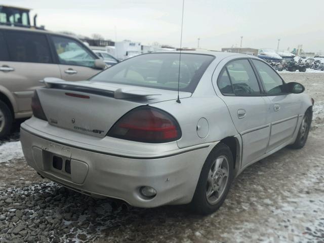 1G2NW52EX3M501554 - 2003 PONTIAC GRAND AM G SILVER photo 4