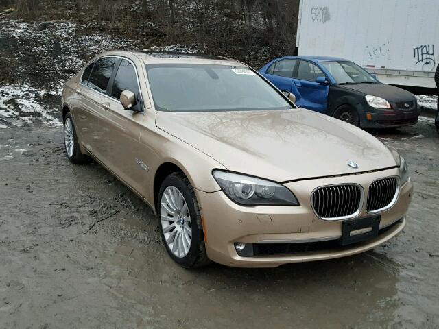 WBAKC8C50AC430761 - 2010 BMW 750 LI GOLD photo 1