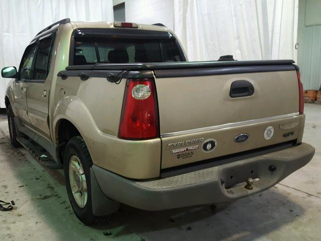 1FMZU67EX2UB70180 - 2002 FORD EXPLORER S TAN photo 3