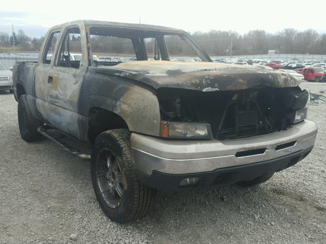 1GCEK19T47Z107321 - 2007 CHEVROLET SILVERADO BURN photo 1