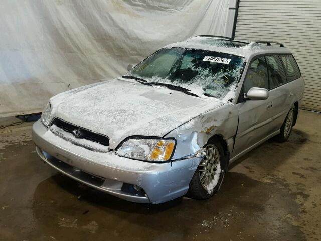 4S3BH635537304206 - 2003 SUBARU LEGACY L SILVER photo 2