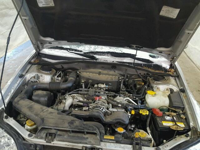 4S3BH635537304206 - 2003 SUBARU LEGACY L SILVER photo 7