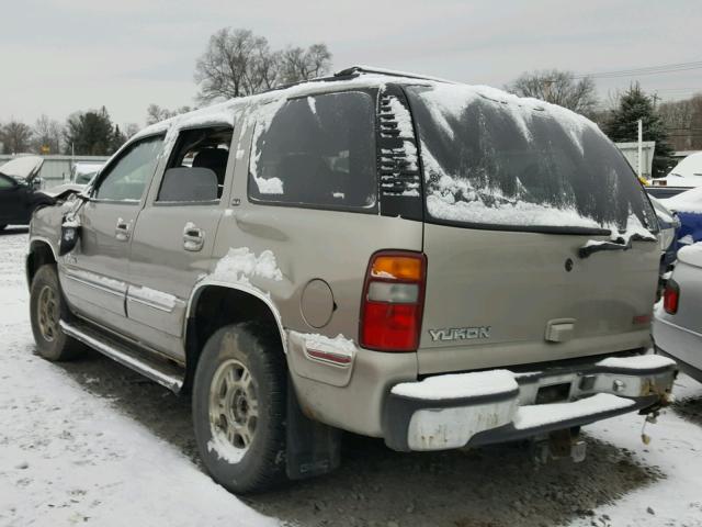 1GKEK13T31R156286 - 2001 GMC YUKON GOLD photo 3