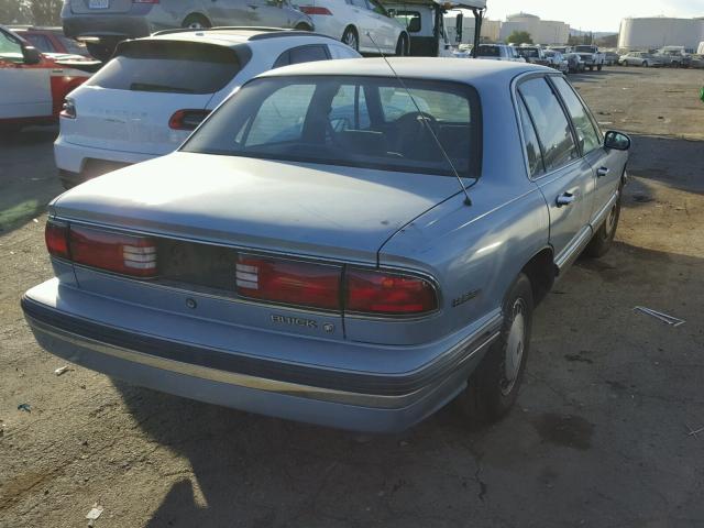 1G4HP53L6PH494437 - 1993 BUICK LESABRE CU BLUE photo 4