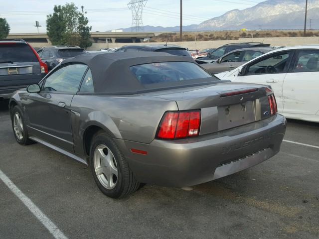 1FAFP44451F211371 - 2001 FORD MUSTANG GRAY photo 3