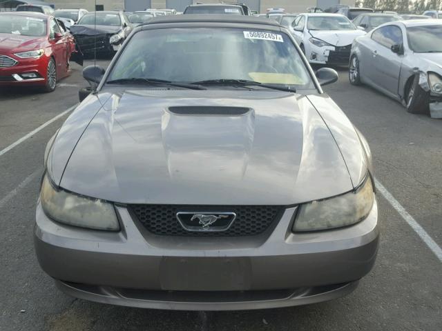 1FAFP44451F211371 - 2001 FORD MUSTANG GRAY photo 9