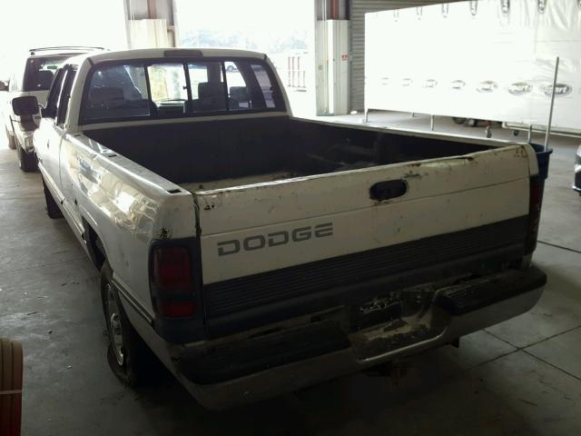 3B7HC13Z6TM109381 - 1996 DODGE RAM 1500 WHITE photo 3