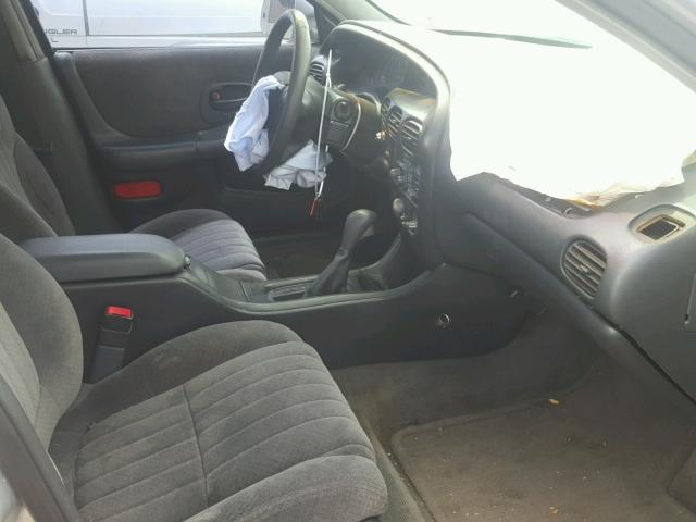 1G2WP52K81F115059 - 2001 PONTIAC GRAND PRIX GRAY photo 5