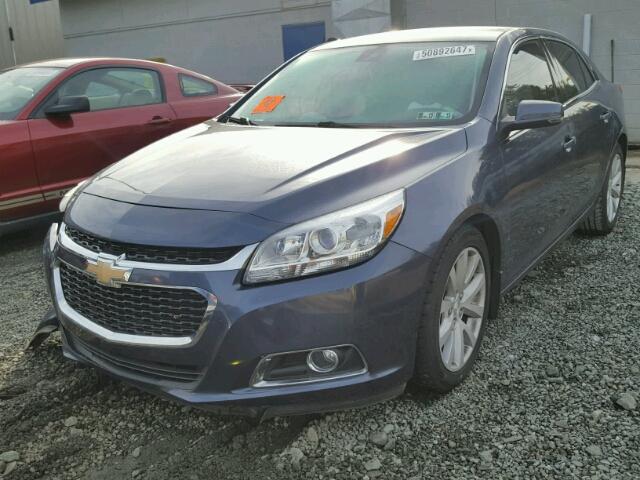 1G11E5SL1EF187451 - 2014 CHEVROLET MALIBU 2LT BLUE photo 2