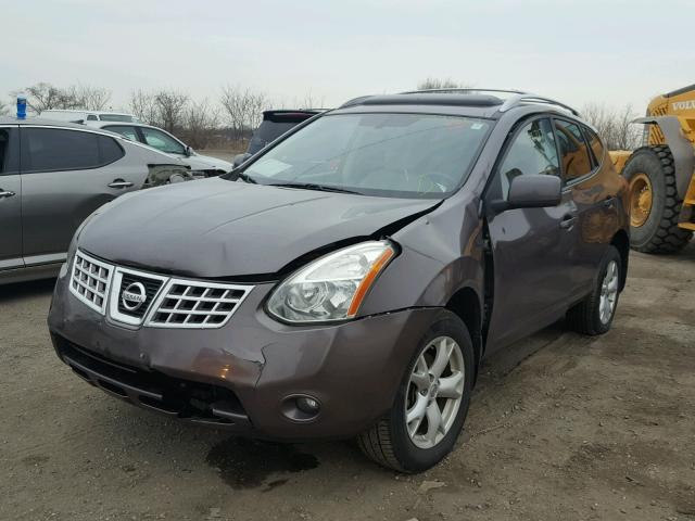 JN8AS58V79W443160 - 2009 NISSAN ROGUE S GRAY photo 2