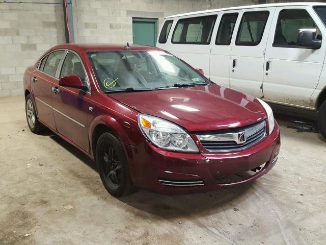 1G8ZS57B58F295055 - 2008 SATURN AURA XE MAROON photo 1