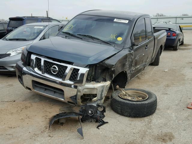 1N6BA0CA1CN313086 - 2012 NISSAN TITAN S BLACK photo 2