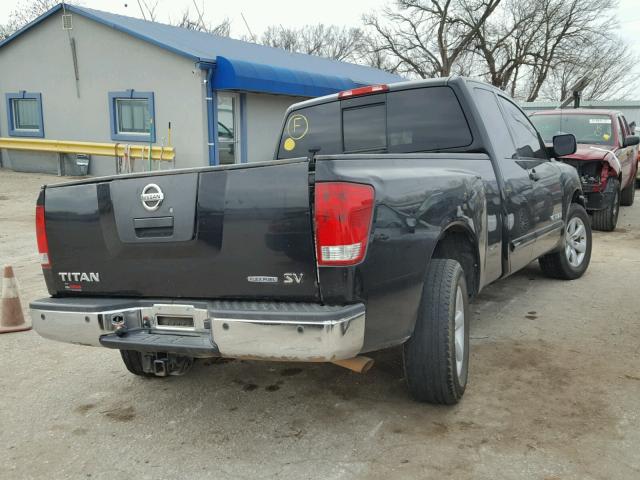 1N6BA0CA1CN313086 - 2012 NISSAN TITAN S BLACK photo 4