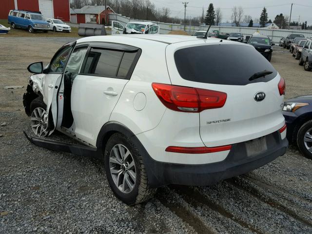 KNDPBCAC2G7880977 - 2016 KIA SPORTAGE L WHITE photo 3