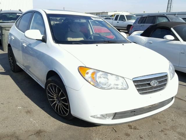 KMHDU46D19U716771 - 2009 HYUNDAI ELANTRA GL WHITE photo 1