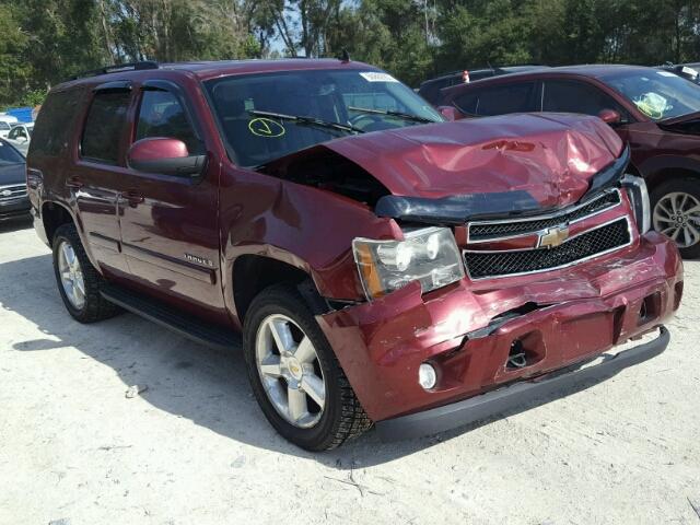 1GNFK13068J129895 - 2008 CHEVROLET TAHOE K150 RED photo 1