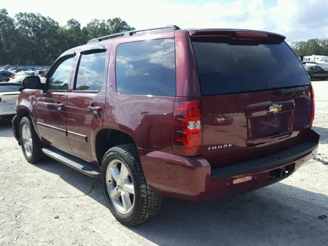 1GNFK13068J129895 - 2008 CHEVROLET TAHOE K150 RED photo 3