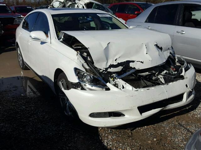 JTHBE96S580035571 - 2008 LEXUS GS 350 WHITE photo 1