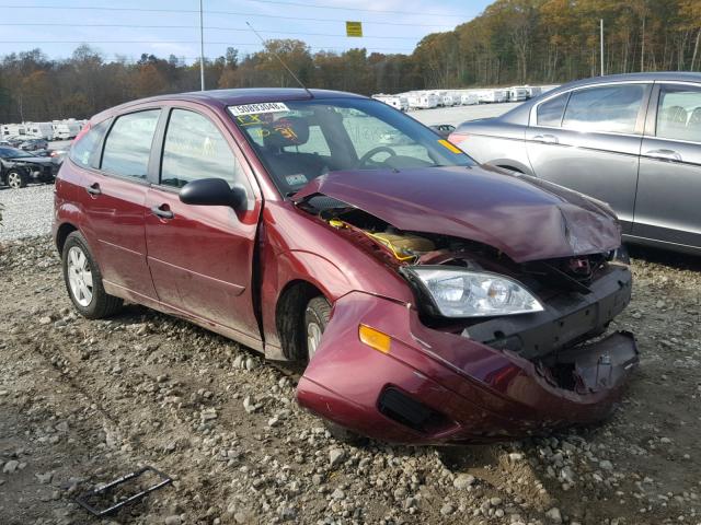 1FAHP37N07W194737 - 2007 FORD FOCUS ZX5 RED photo 1