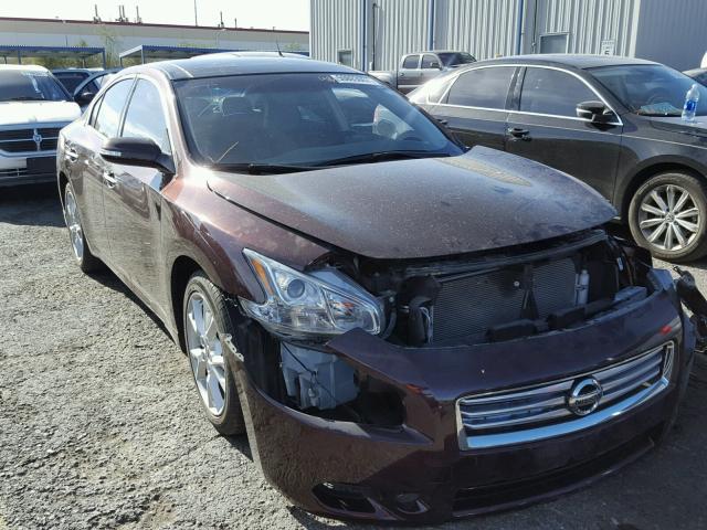 1N4AA5AP0EC494429 - 2014 NISSAN MAXIMA S BURGUNDY photo 1