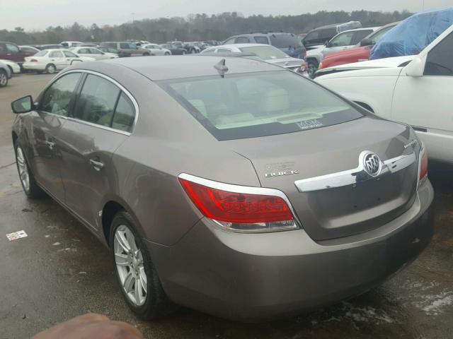 1G4GC5ED0BF297880 - 2011 BUICK LACROSSE C BROWN photo 3