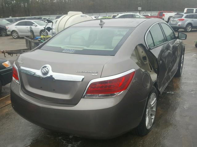 1G4GC5ED0BF297880 - 2011 BUICK LACROSSE C BROWN photo 4