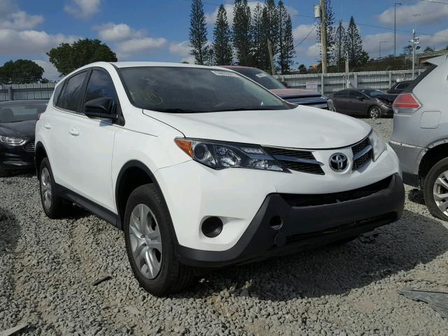 2T3ZFREV2FW162120 - 2015 TOYOTA RAV4 LE WHITE photo 1