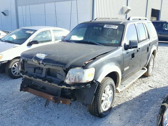 1FMEU64E07UB04750 - 2007 FORD EXPLORER E BLACK photo 2