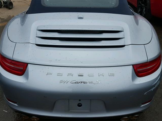 WP0CB2A9XES154890 - 2014 PORSCHE 911 CARRER SILVER photo 7