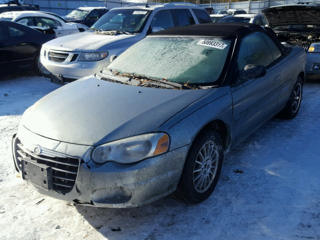 1C3EL55RX6N135987 - 2006 CHRYSLER SEBRING TO BLUE photo 2