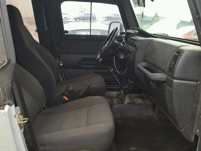 1J4FA29116P712400 - 2006 JEEP WRANGLER / SILVER photo 5