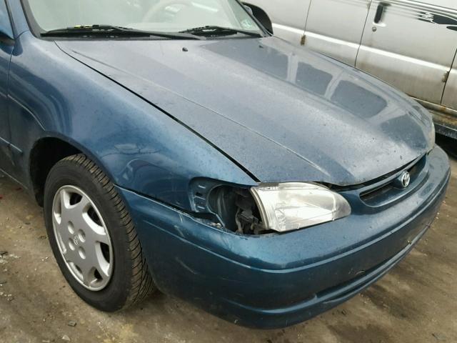 1NXBR12E0XZ283690 - 1999 TOYOTA COROLLA VE BLUE photo 9