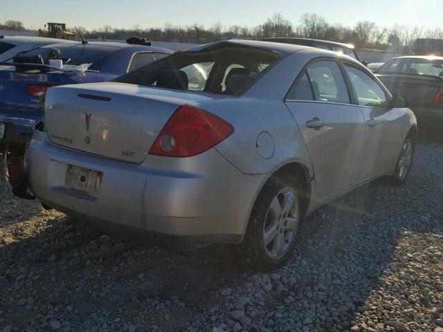 1G2ZH57N884270603 - 2008 PONTIAC G6 GT SILVER photo 4