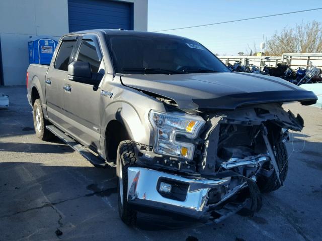 1FTEW1CP0FKE60002 - 2015 FORD F150 SUPER GRAY photo 1