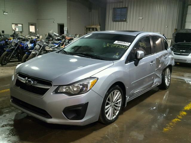 JF1GPAD62E8282218 - 2014 SUBARU IMPREZA PR SILVER photo 2