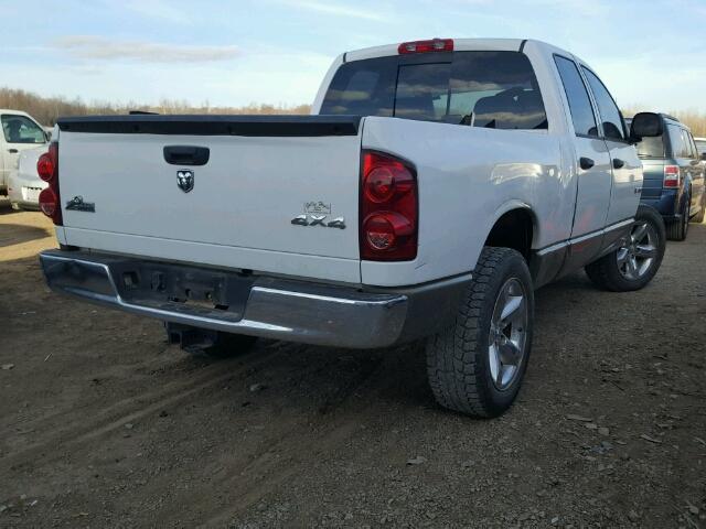 1D7HU18248J108068 - 2008 DODGE RAM 1500 S WHITE photo 4