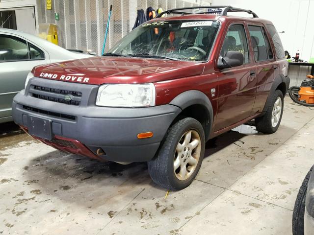 SALNY22272A364074 - 2002 LAND ROVER FREELANDER RED photo 2